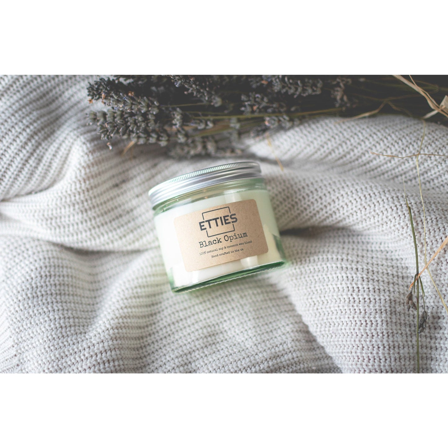 Citronella Luxury Candle in Clear Jar