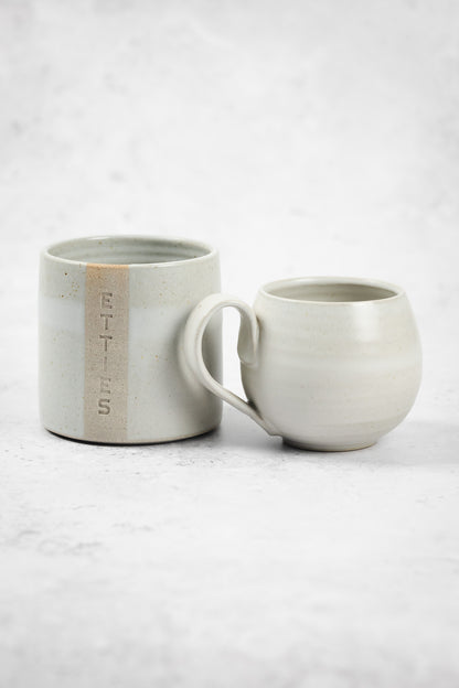 Portly Pot & A Mug - Grey